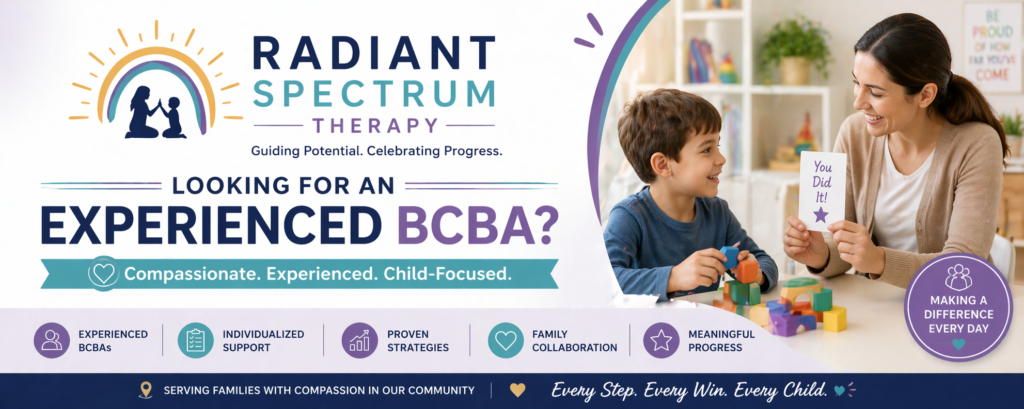 Radiant Spectrum Therapy Hiring Experienced BCBA