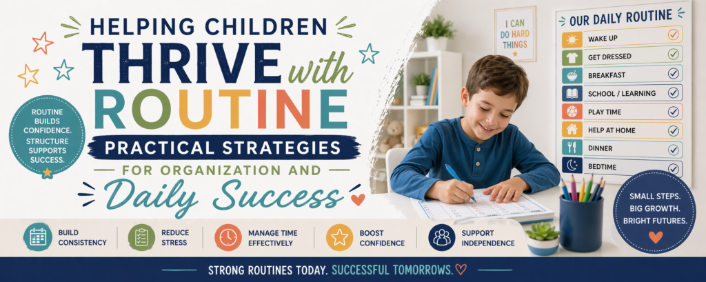 Helping Children Thrive with Routine: Practical Strategies for Organization and Daily Success