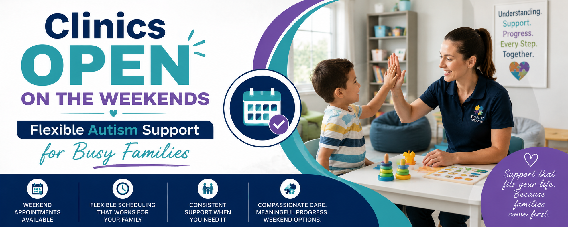 Clinics Open on Weekends | Flexible Autism Support for Families