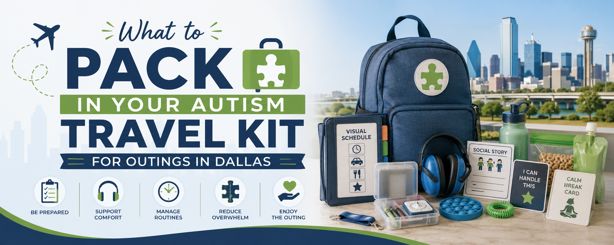 What to Pack in Your Autism Travel Kit for Outings in Dallas