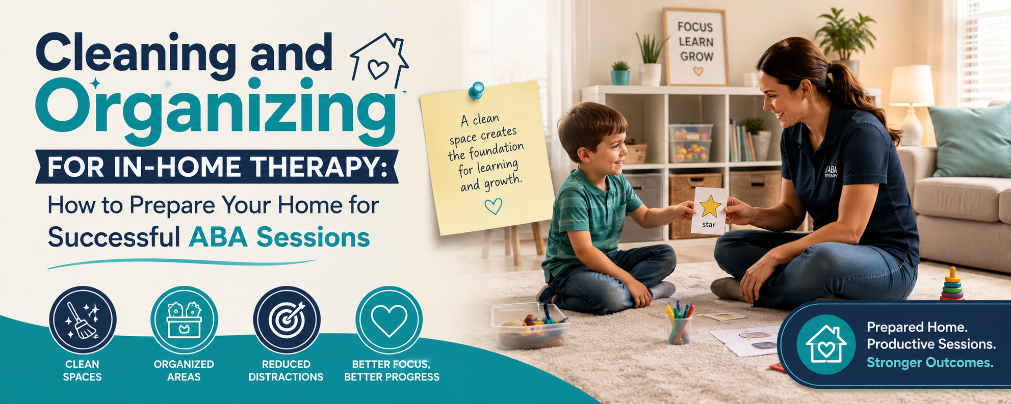 Cleaning & Organizing for Successful In-Home ABA Therapy