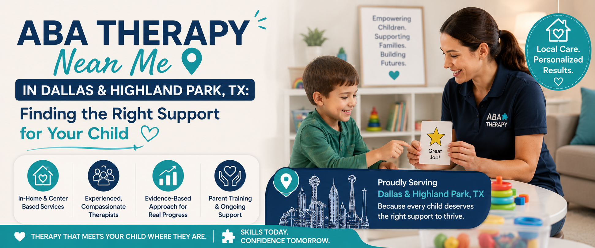 ABA Therapy Near Me in Dallas & Highland Park, TX