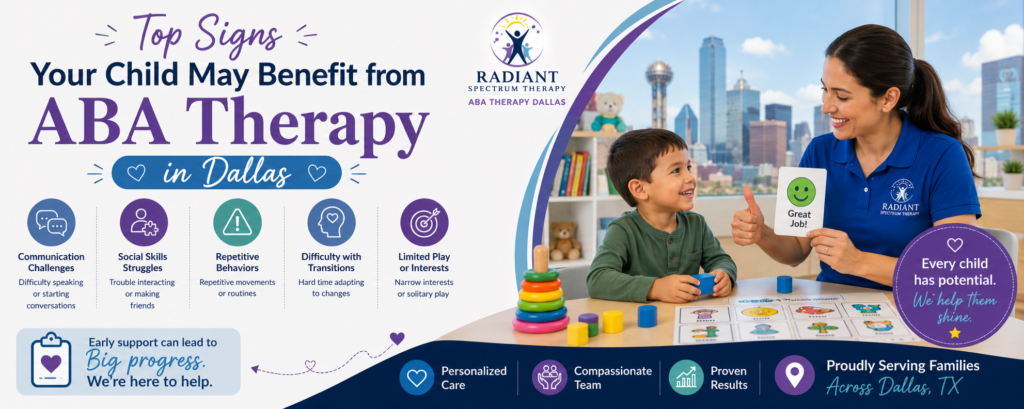 Top Signs Your Child May Benefit from ABA Therapy in Dallas