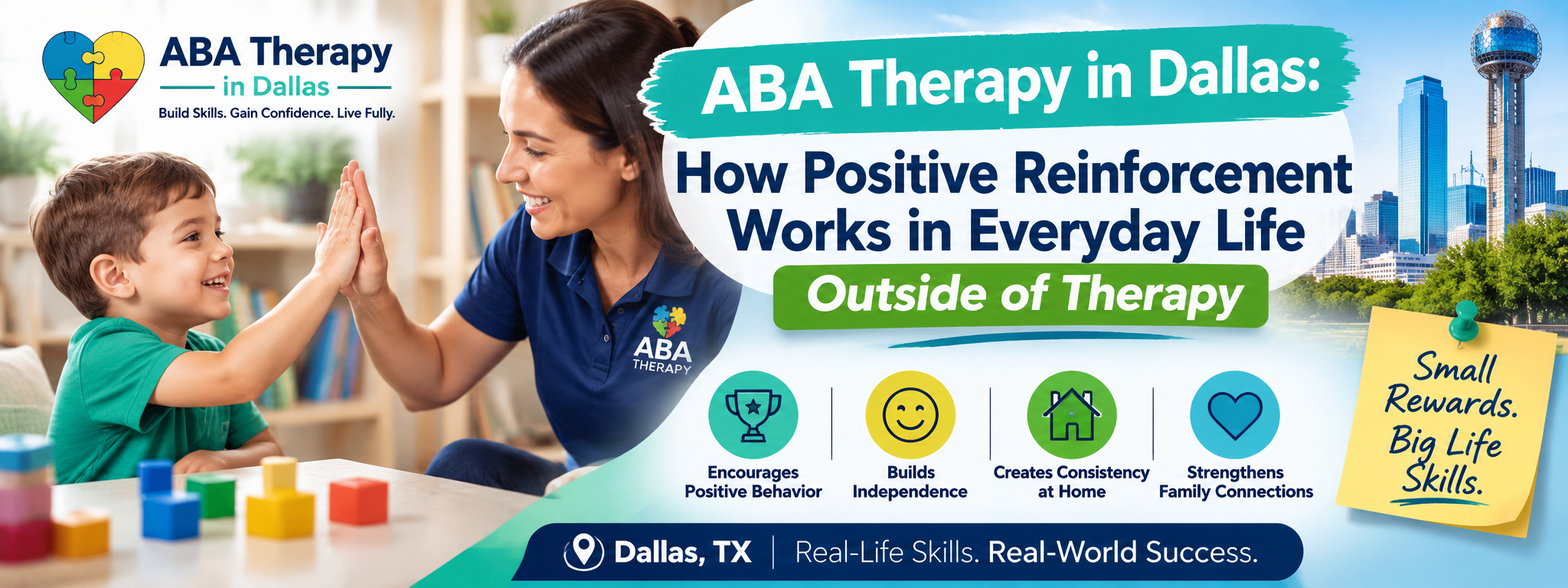 Positive Reinforcement in ABA Therapy Dallas