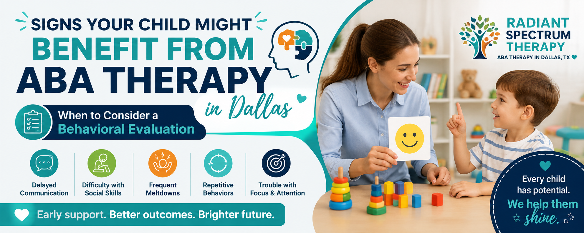 Signs Your Child Needs ABA Therapy in Dallas