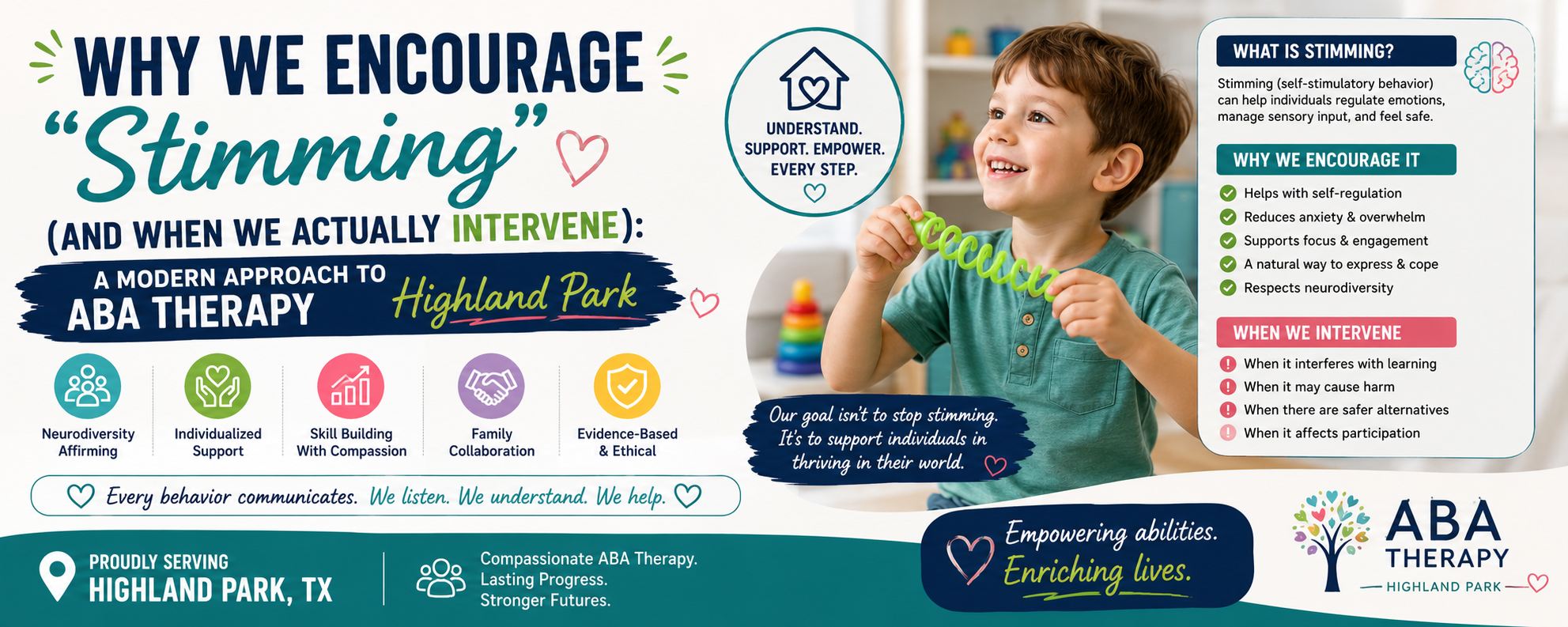 Why We Encourage Stimming | ABA Therapy Highland Park