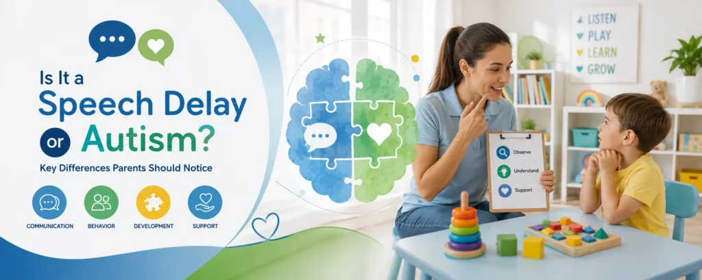 Speech Delay or Autism Key Differences for Parents