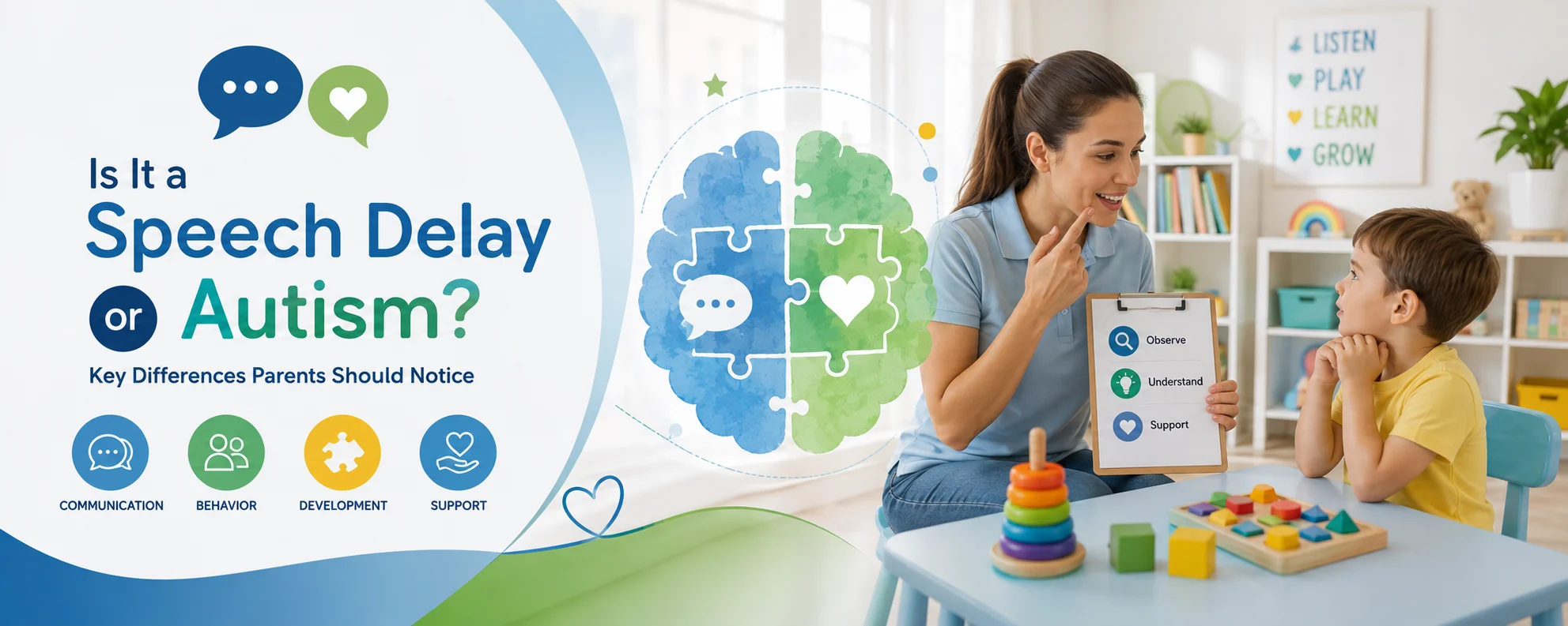 Speech Delay or Autism Key Differences for Parents