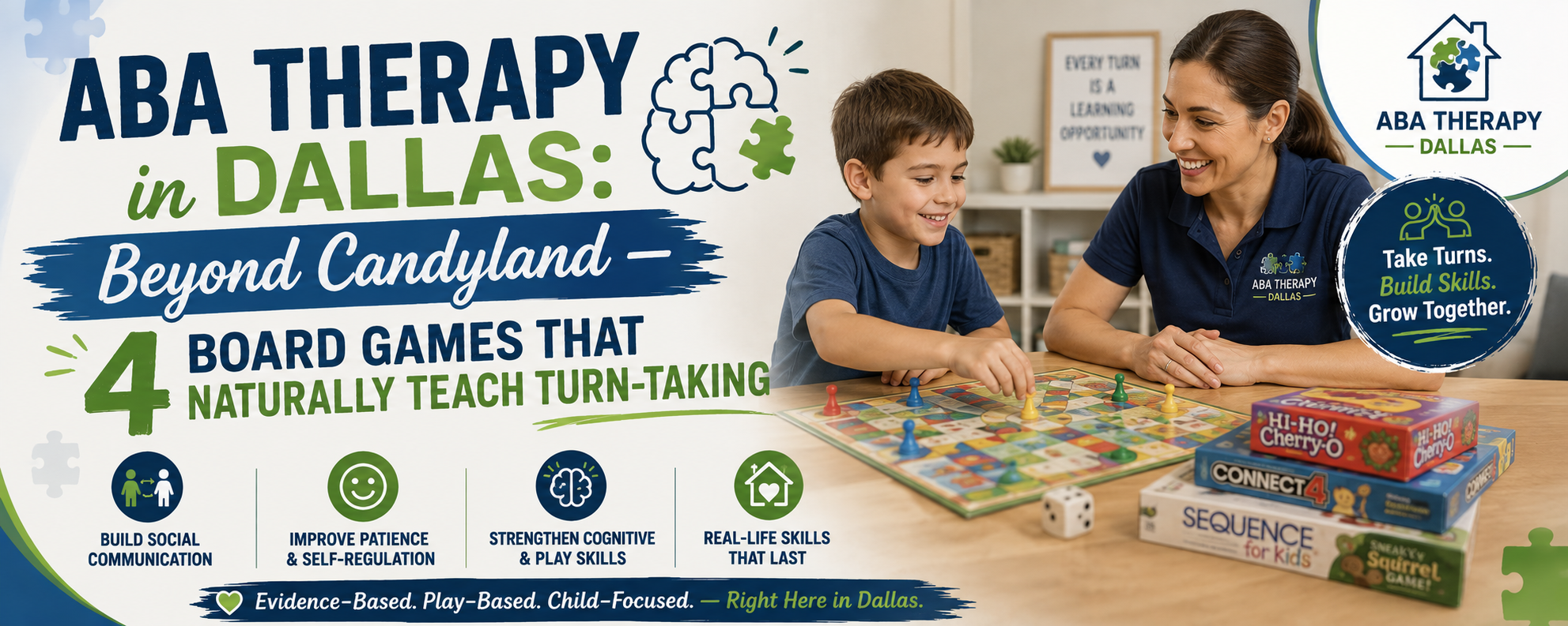 ABA Therapy Dallas: 4 Board Games for Turn-Taking