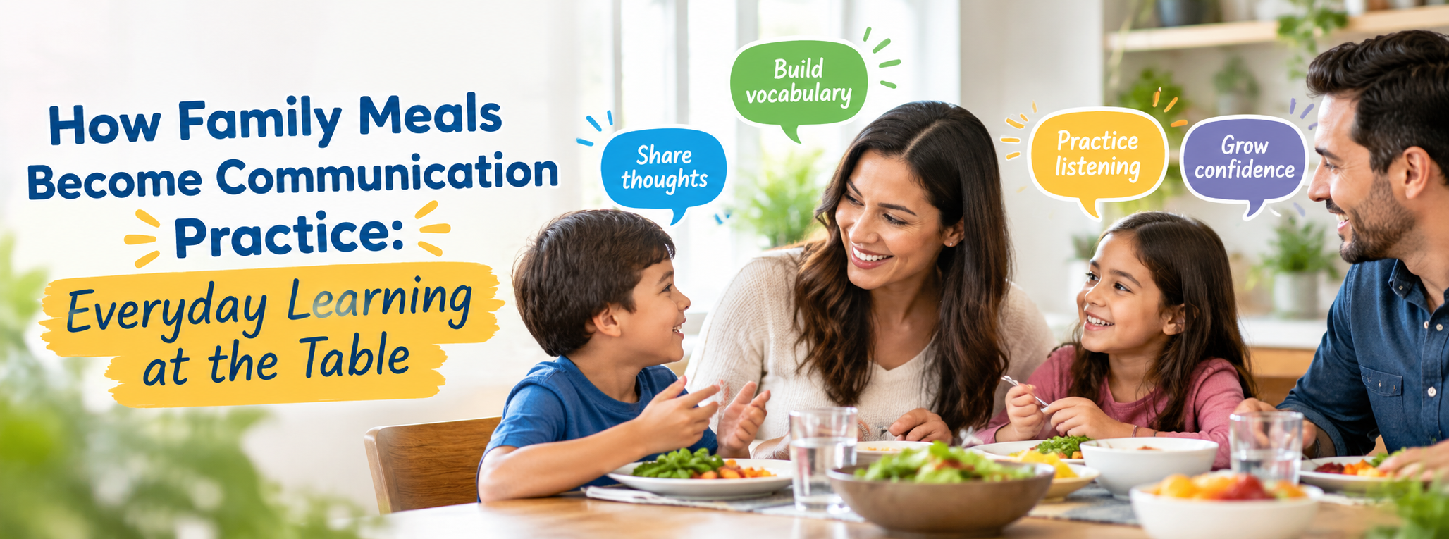Family Meals & Communication Practice | Everyday Learning