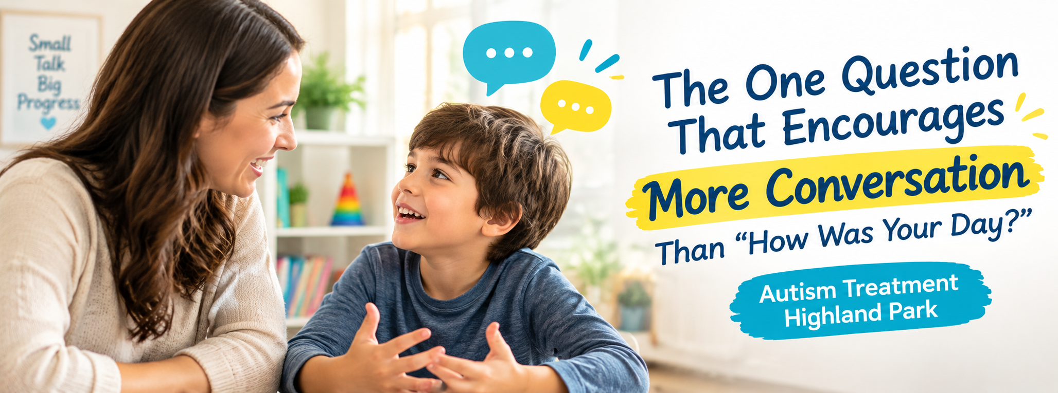 Encourage More Conversation | Autism Treatment Highland Park