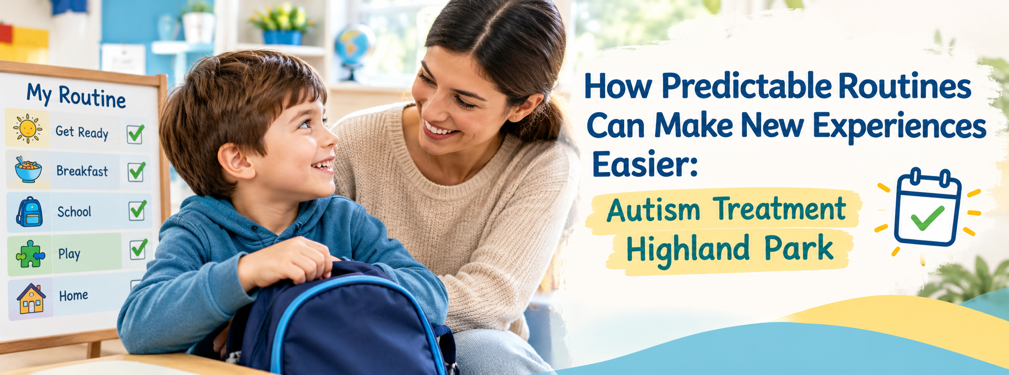 Predictable Routines & New Experiences | Autism Treatment Highland Park
