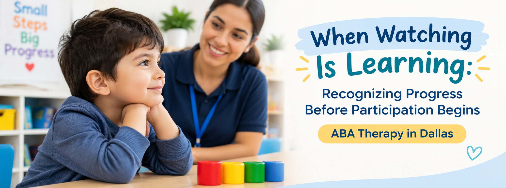 ABA Therapy in Dallas: When Watching Is Learning